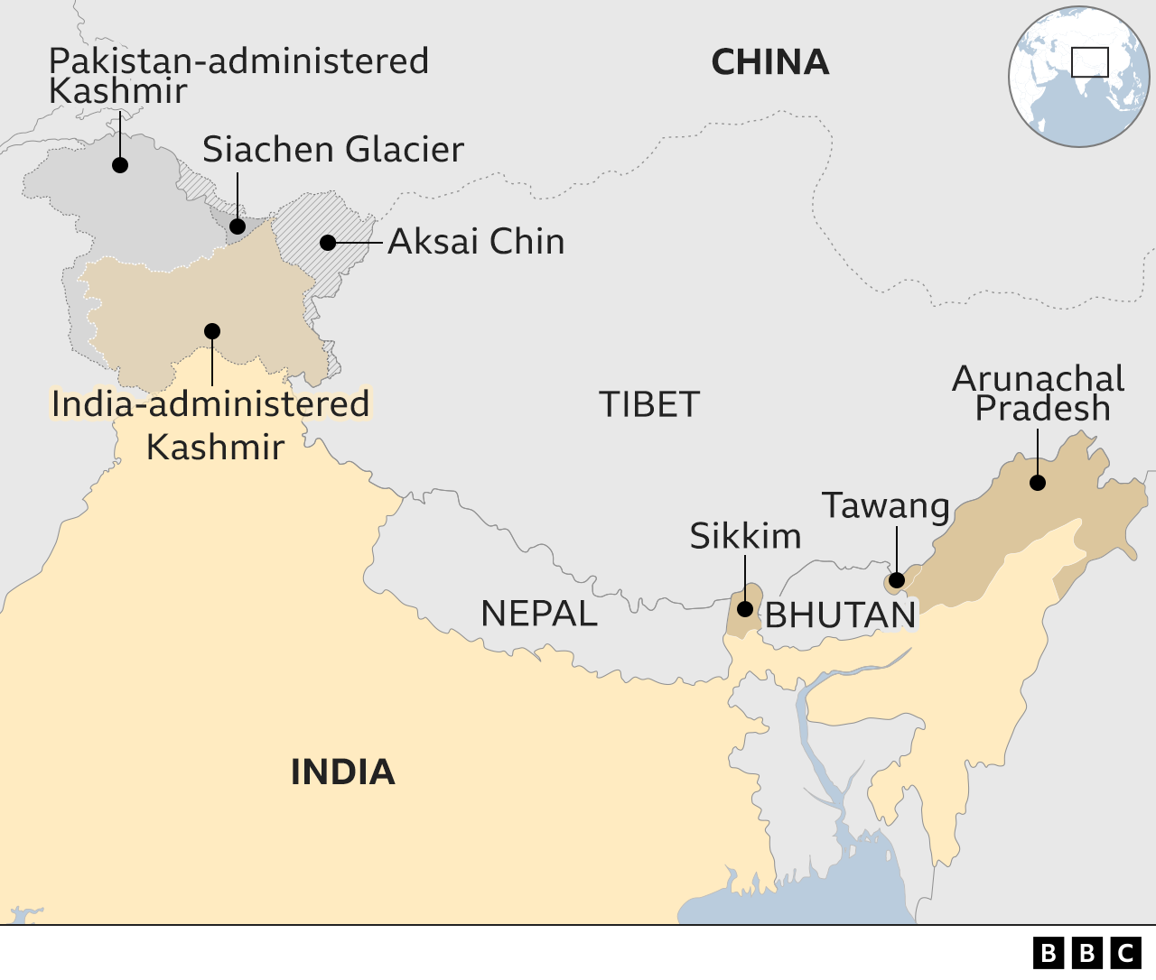  127995272 China India Border Map Reith 2x Nc 