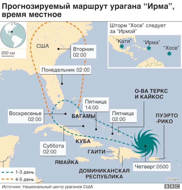 Красный Крест: от урагана "Ирма" пострадало более миллиона человек ...