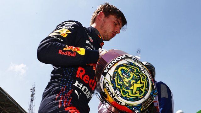 Verstappen was fined 50,000 euros for touching Hamilton's car after the qualifying lap