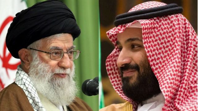 Maxamed Binu Salmaan iyo Ayatollah Cali Khamenei