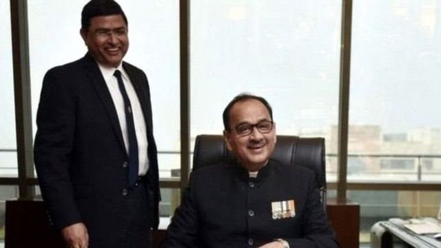 અસ્થાના અને વર્માની તસવીર