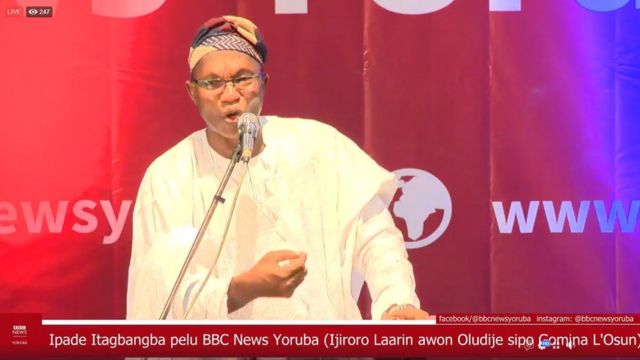 Aworan ipade itagbangba BBC Yoruba