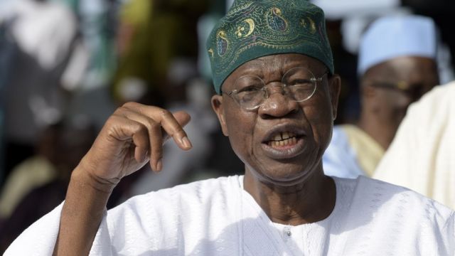 Nigeria Minister of Information and Culture, Lai Mohammed