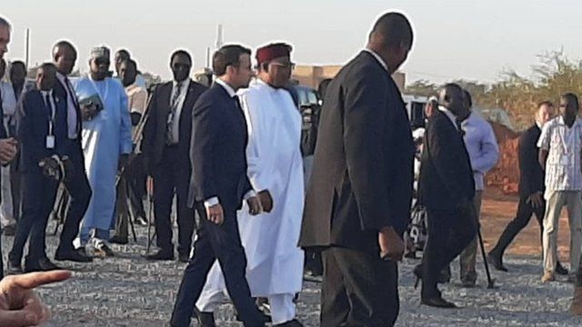 Shugaba Mahamadou Issoufou da Emanuel Macron
