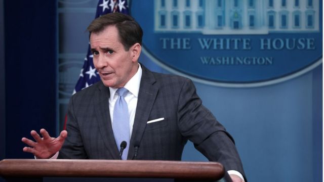 John Kirby at the White House