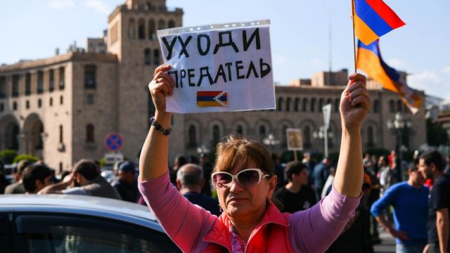 Акция протеста в Ереване