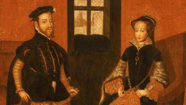 Филип Испанский и Мария Тюдор, потрет кисти неизвестного художника XVI века