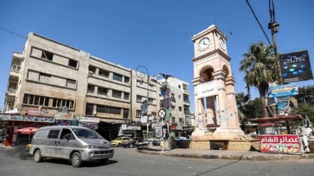Birnin Idlib a lokacin da 'yan tawayen suka kwace shi a hannun gwamnati a 2015