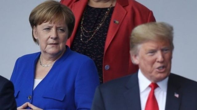 Merkel y Trump