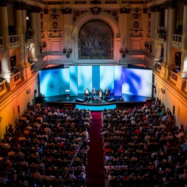 "Nobel Prize Dialogue" em Santiago, no Chile