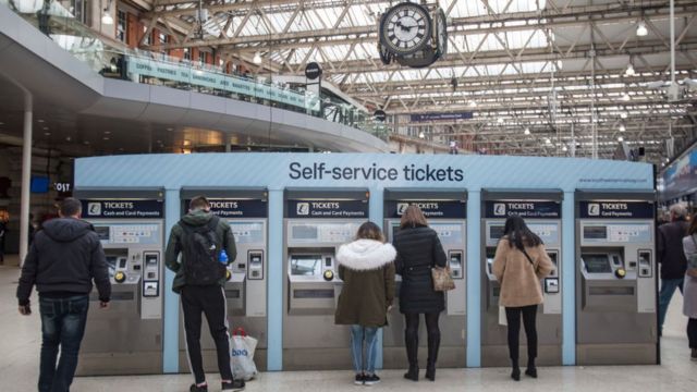 ticket kiosk