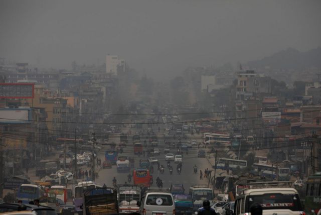 काठमाण्डू उपत्यकामा वायु प्रदूषण
