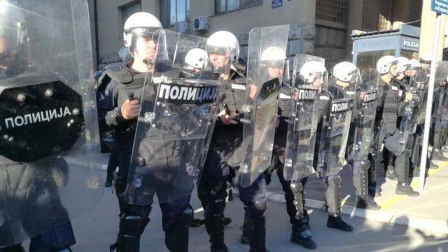 protest građana u Beogradu, 17. mart