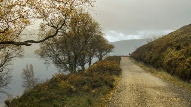 Осенний пейзаж в окрестностях замка Балморал.