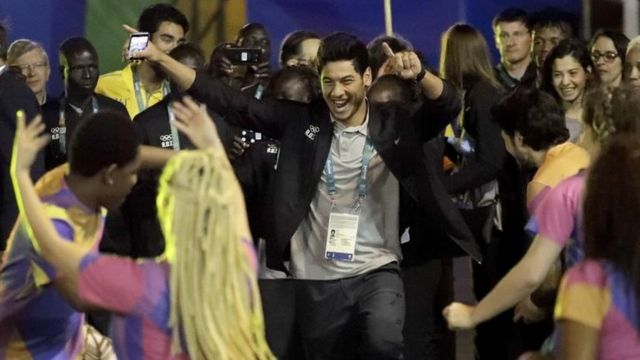 Rami Anis disfrutó desde el comienzo su participación en las Olimpiadas.