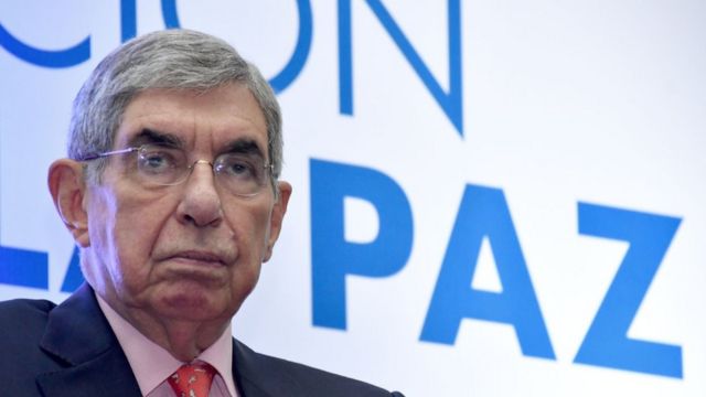 Expresidente de Costa Rica y premio Nobel de la Paz, Oscar Arias.