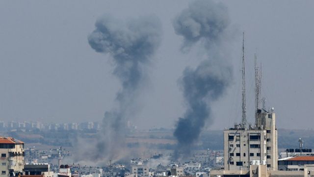 إطلاق صواريخ من غزة على إسرائيل