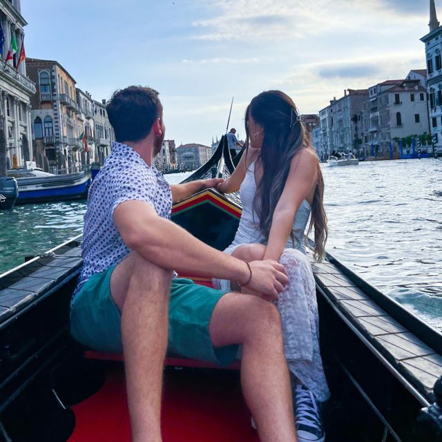Byanca e o marido em Veneza