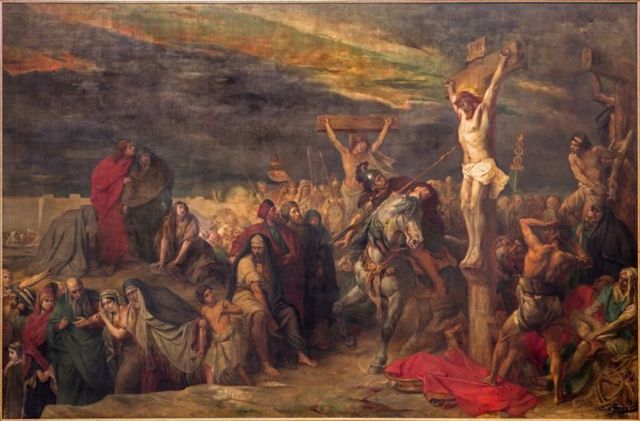 "A Crucificação" de Jean François Portaels (1886)