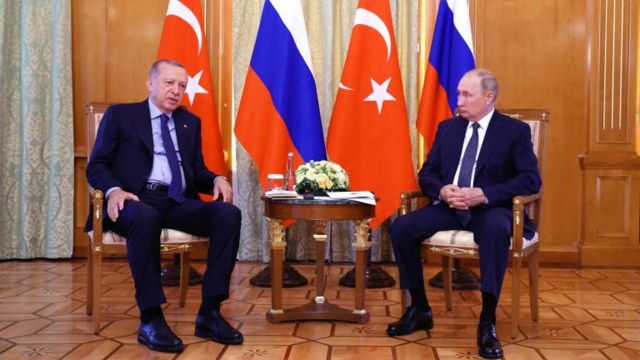 Cumhurbaşkanı Recep Tayyip Erdoğan ve Rusya Devlet Başkanı Vladimir Putin 