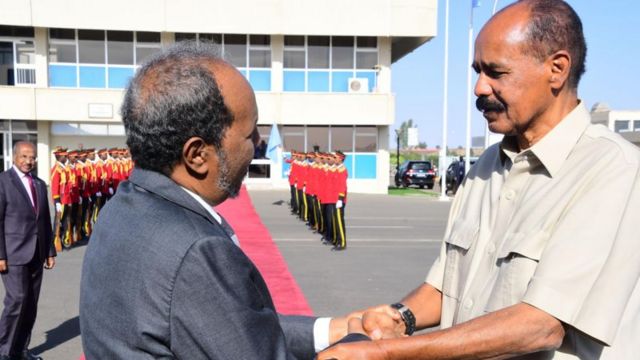 Madaxweyne Xasan iyo Madaxweyne Isaayaas