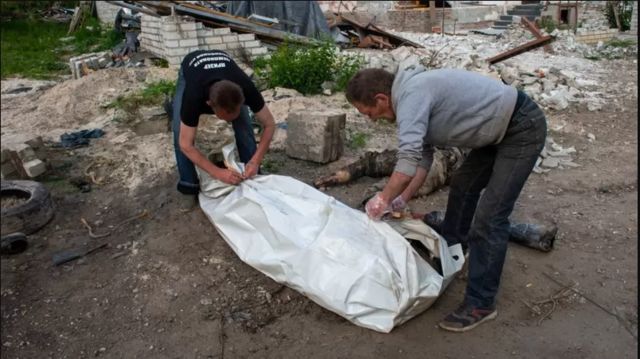 Ukrayna müharibəsində ölən cəsədlərin qaytarılması