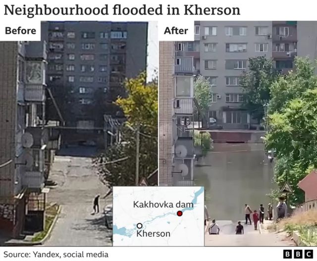 kherson banjir