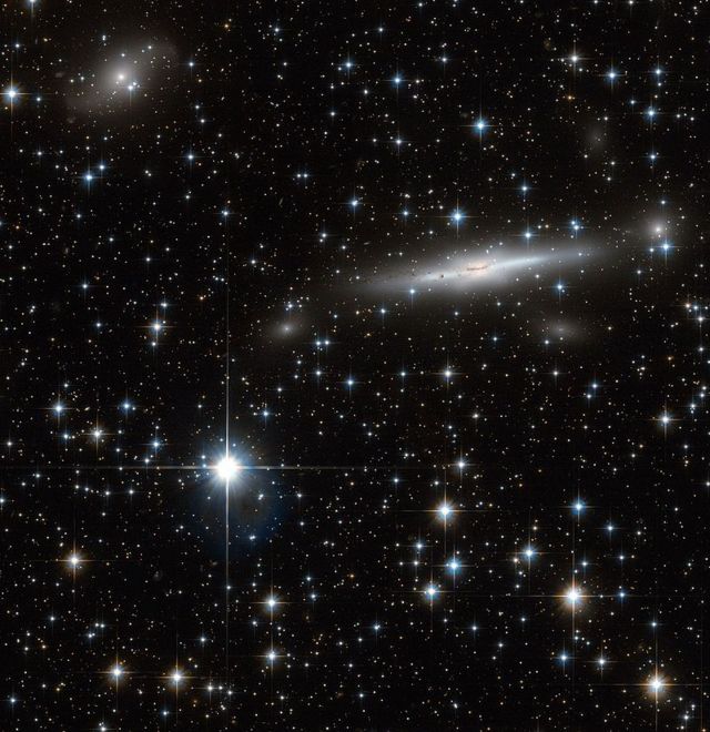 Imagem do telescpio Hubble do local onde o Grande Atrator est localizado.