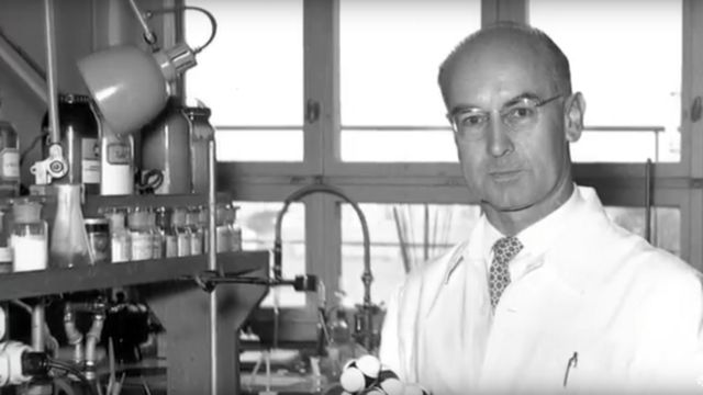 El químico suizo Albert Hofmann, que sintetizó el LSD en 1943.