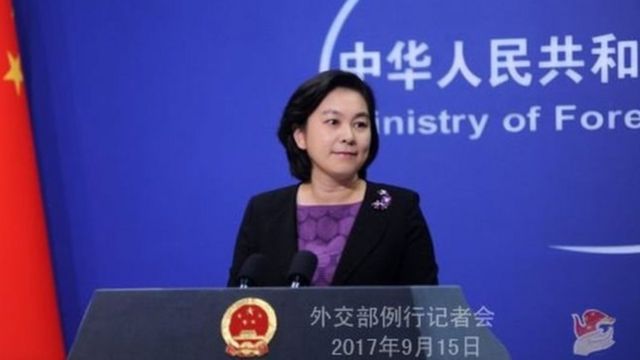 चीनी विदेश मंत्रालय की प्रवक्ता हुआ चुनयिंग