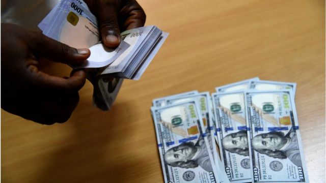Dollar To Naira Black Market Exchange Rate Na N700 To One On Friday 