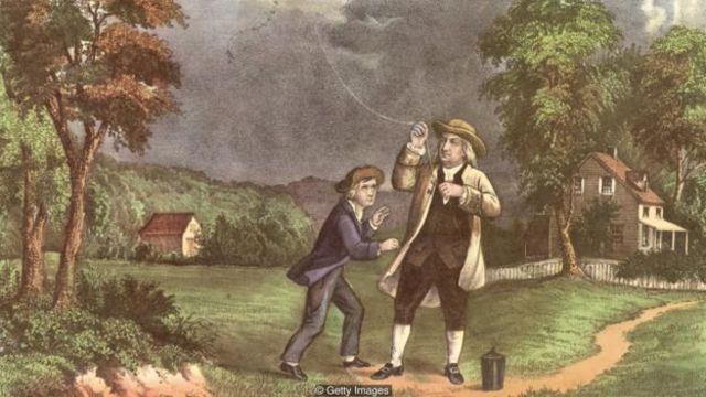 Nhà phát minh và nhà khoa học Benjamin Franklin đã thực hiện các thí nghiệm để khám phá những sự thật chưa biết về bản chất của sét và điện