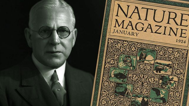 Sir Richard Gregory y portada de la revista Nature de 1924.