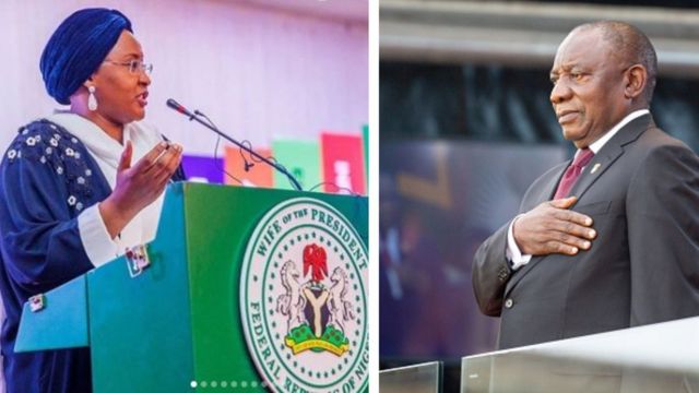 Aisha Buhari si aarẹ South Africa
