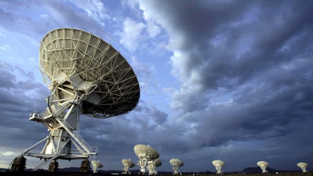 Радиотелескоп "Сверхбольшая антенная решетка" (Very Large Array), расположенный в американском штате Нью-Мексико