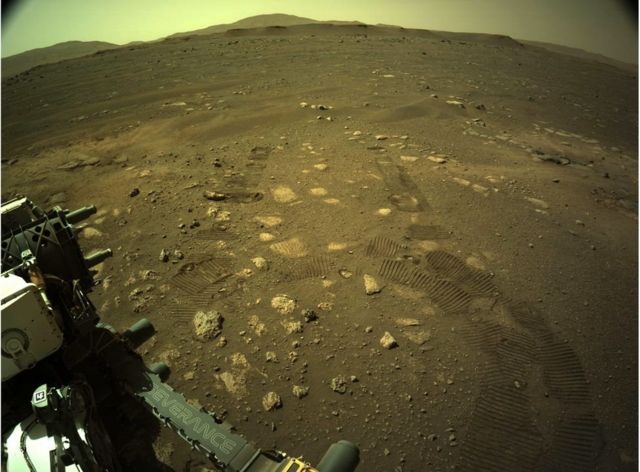 Images of perseverance on Mars.