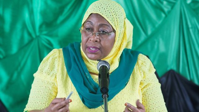 John Magufuli dead: Samia Suluhu Hassan go be di first female president for  Tanzania - BBC News Pidgin