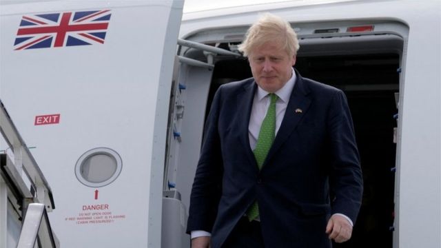 Boris Johnson đến Thụy Điển
