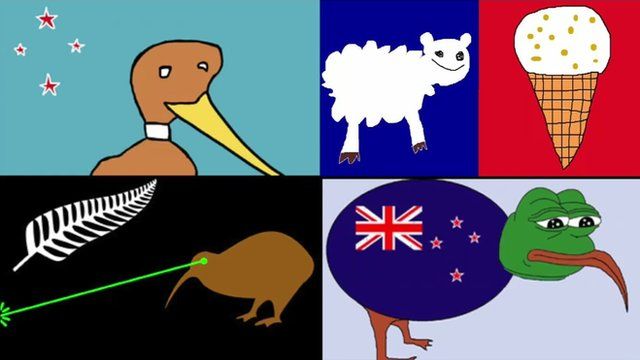 Rejected designs for New Zealand's new flag