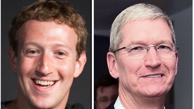 Zuckerberg ve Cook