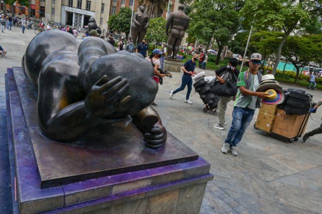 Escultura de Fernando Botero. 