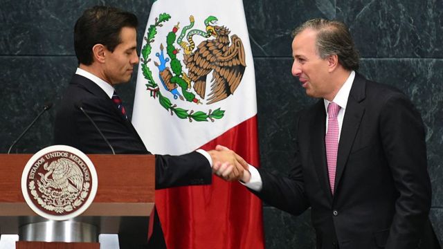 Enrique Peña Nieto y José Antonio Meade