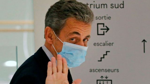 Николя Саркози во время слушаний в декабре 2020 года