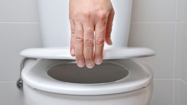 马桶座圈最好每天用肥皂水擦拭一遍。(photo:BBC)