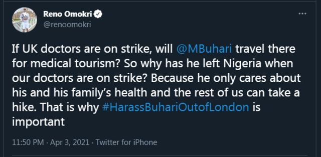 Reno Omokri Tweet