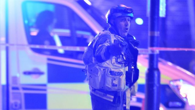 Paramedic at London Bridge