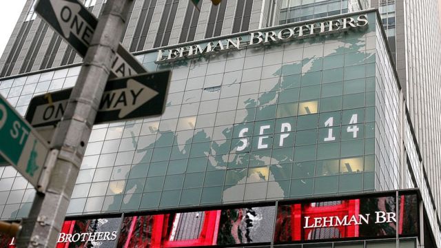 Lehman Brothers en Nueva York.