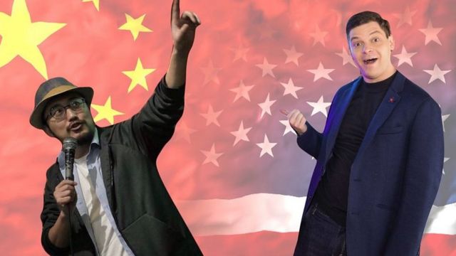 United States comedian Jesse Appel and Tony Chu met over the Internet during the China pandemic.