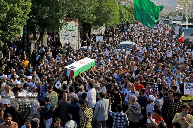 جمهوری اسلامی سعی کرد با برگزاری یک تشییع جنازه حکومتی سناریو «بسیجی» بودن حمیدرضا الداغی را جا بیاندازد