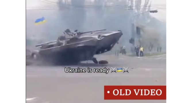 فيديو قديم من أوكرانيا